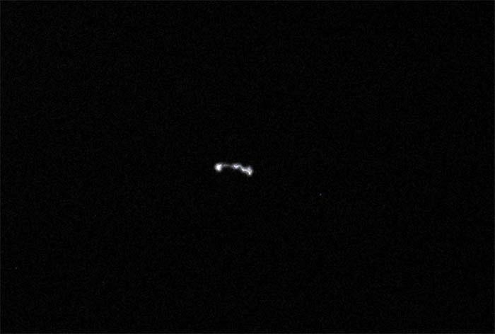 НЛО в ночном Аркаимском небе. июль 2008 - Аркаим. 2008 г.