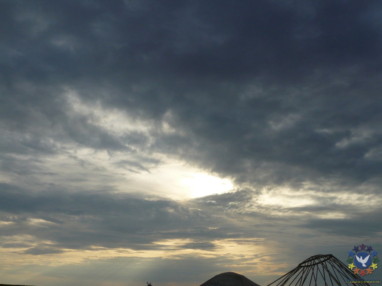 На небе был открыт портал - На горе Аркаим фото минигруппы «Свет - Лотос»
