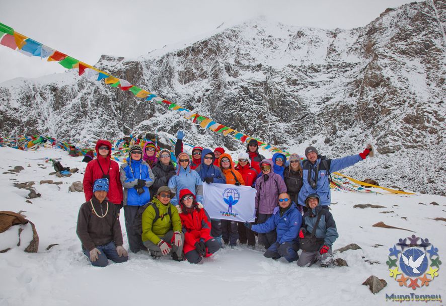 Кора - второй день, перевал Долма Ла, высота 5600м - Тибет 2009г. Игорь Устабаши и группа ГАРЧ