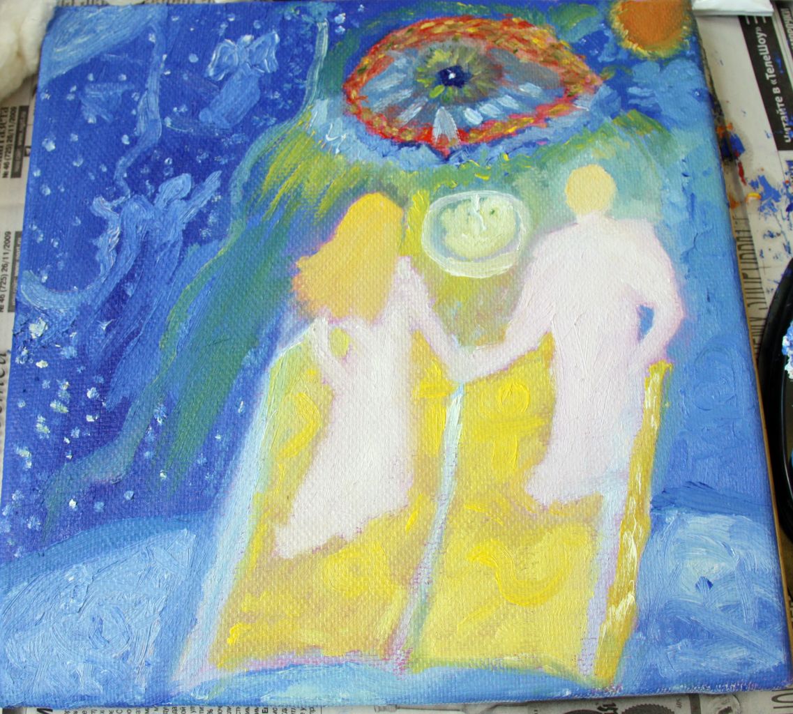 Семинар Ломаева В.Ф. «Медитативное творчество» масляные краски 12 декабря 2009г.