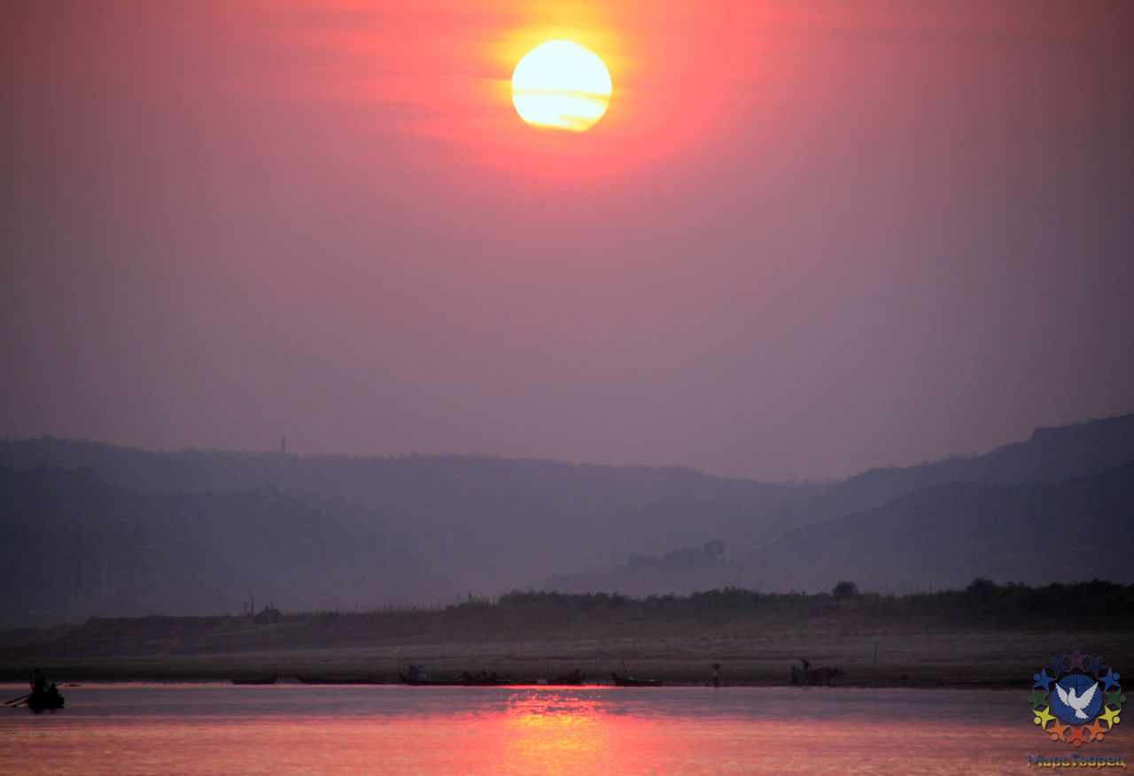 Закат на Иравади - БИРМА февраль 2010