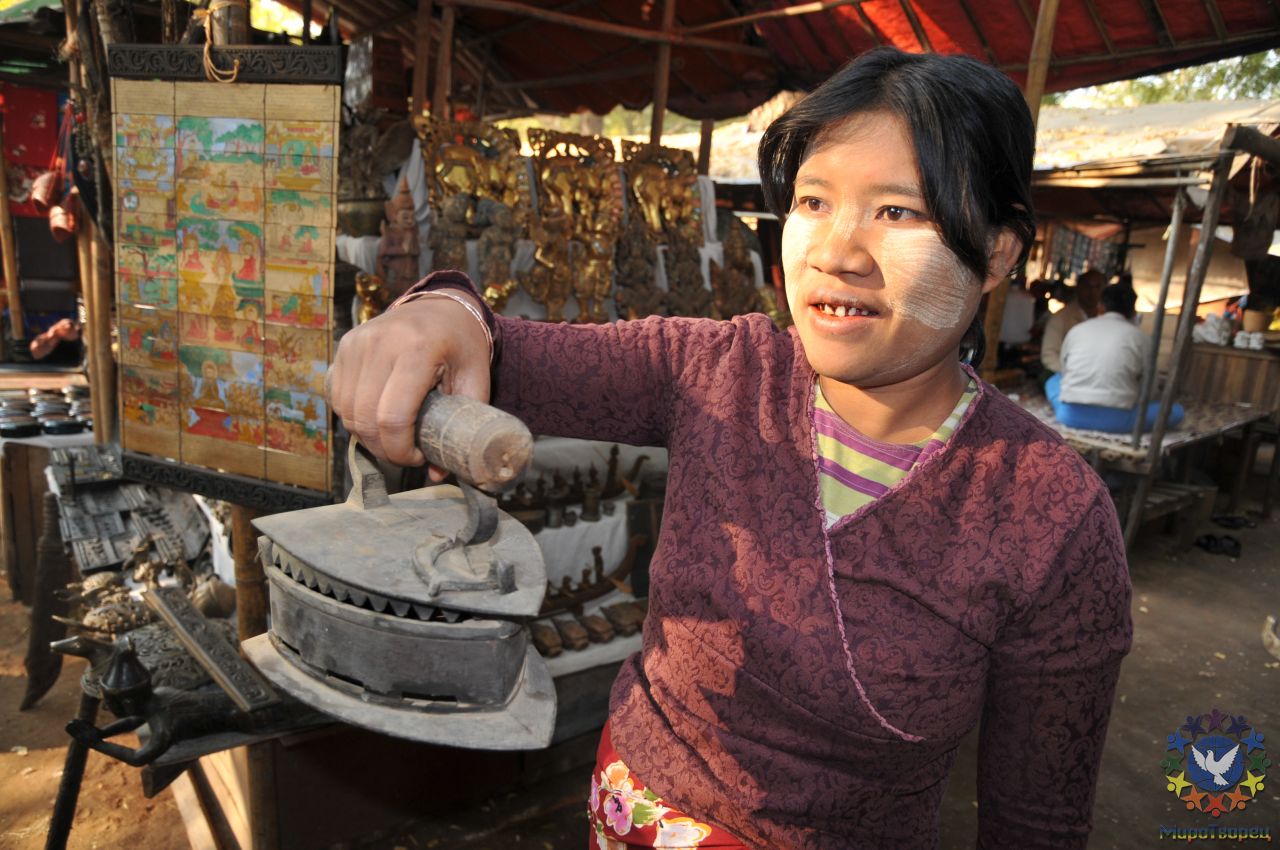 на Баганском рынке - Бирма 2010, Черкашин Сергей, часть 3