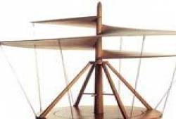 Воздушный винт. Современные ученые считают, что это устройство никогда не оторвалось бы от земли, однако «вертолет» Да Винчи – до сих пор одно из самых знаменитых изобретений. Аппарат должен был управляться командой из 4 человек, и скорее всего был навеян игрушечной ветряной мельницей, популярной во времена Леонардо. - 10 знаменитых изобретений Да Винчи