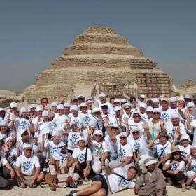МироТворцы у пирамиды Джосера. - ЕГИПЕТ октябрь 2010