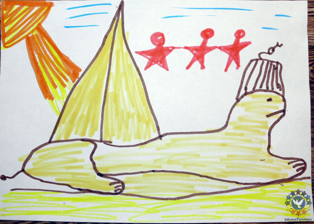 Сфинкс. Творчество после поездки на пирамиды - Ломаев Лёва, 6 лет