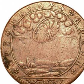 Монета 1656 НЛО на старинной французской монете. Этот странный французский жетон с 1680 года показывает то, что в небе летит НЛО и что более интригует так это надпись, переводящаяся в вольном переводе как «Это тут в подходящее время». - НЛО в древности (подтверждения и находки)