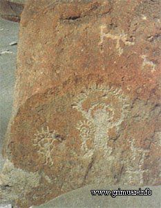 Наскальный рисунок. Перу, XII - IV век до н.э. - НЛО в древности (подтверждения и находки)