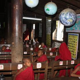 действующий монастырь - Мьянма 2011 (виды, природа, лица) I часть