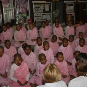 в женском монастыре - Мьянма 2011 (виды, природа, лица) I часть