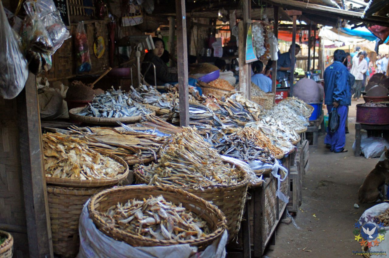 Рынок в Багане - МЬЯНМА, февраль 2011