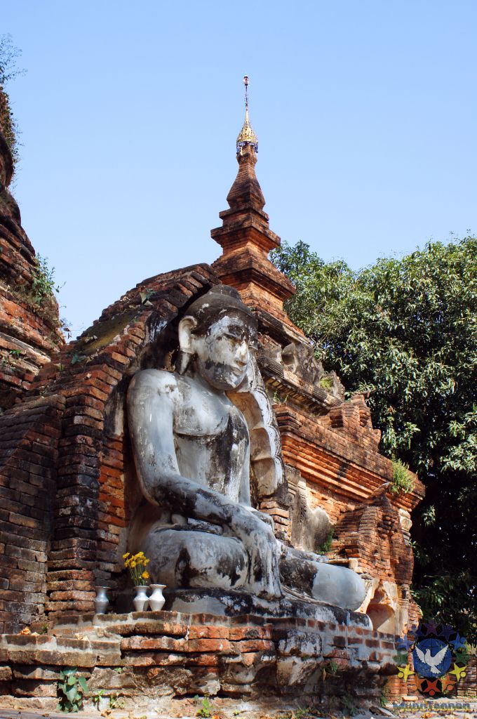 Будда на улице, не в храме или пагоде, редкость - Мьянма 2011 (виды, природа, лица) II часть