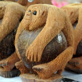сувениры из кокоса - Мьянма 2011 (виды, природа, лица) II часть