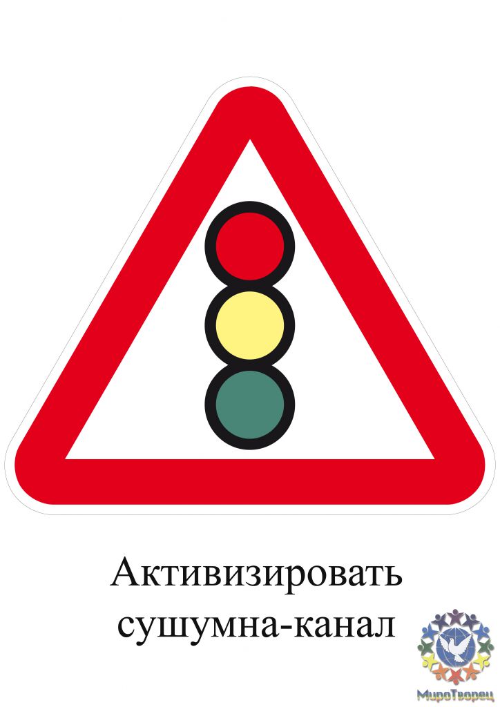 Первое задание - 	Активизировать сушумна канал - каждый центр - Дорожные знаки по МироТворчески, группа «Сталкер» (Капустник Аркаим, июнь 2011)