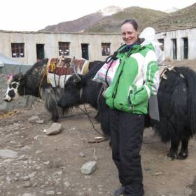Утро. Третий день Коры.  Позавтракали и готовы в путь - Путешествие по Тибету, Диана Обожина, группа «Сталкер»