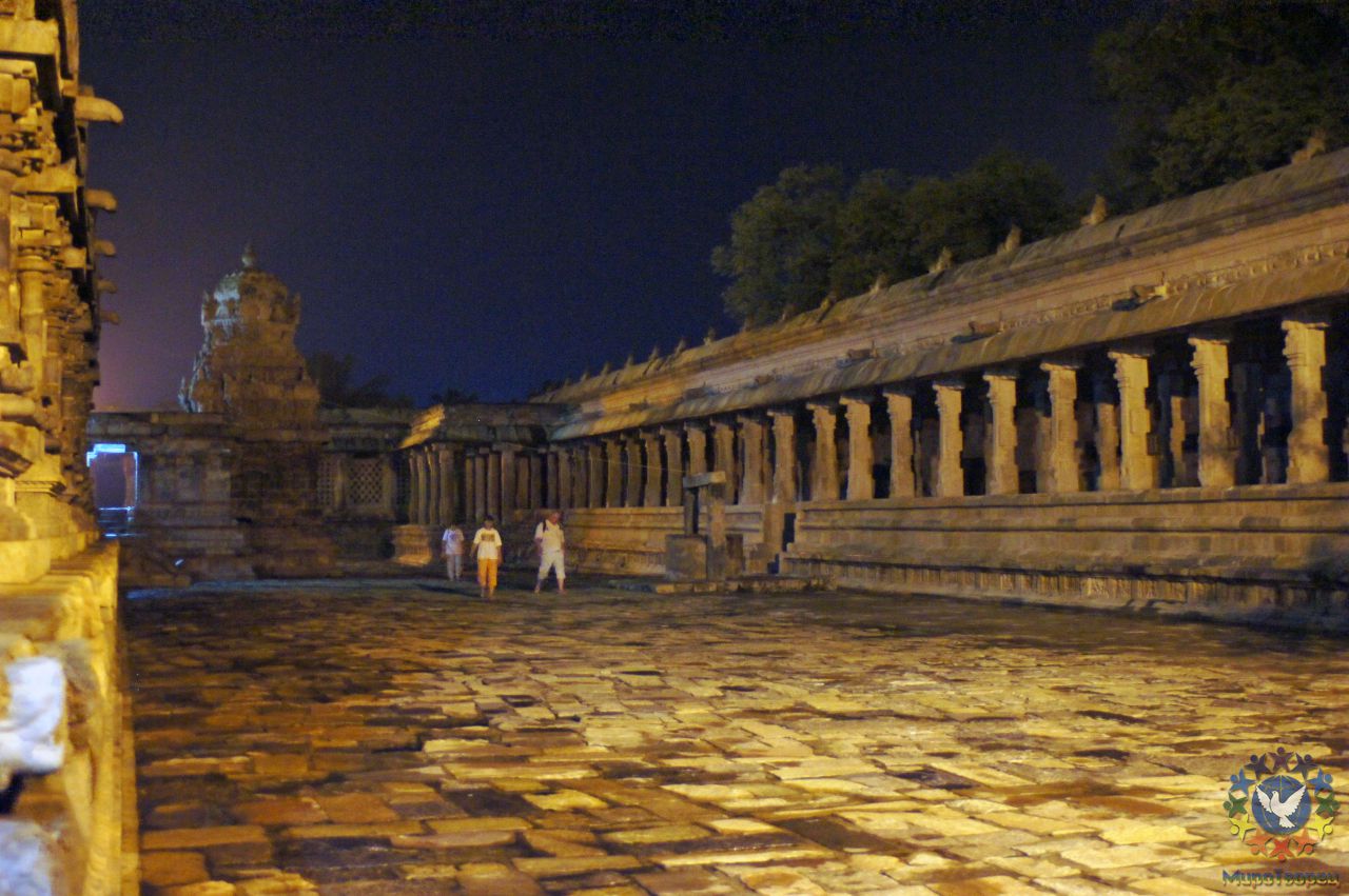 Кора вокруг храма энергии Творчества - группа в Индии, ноябрь 2011, часть 2 (стихии Огня и Эфира)