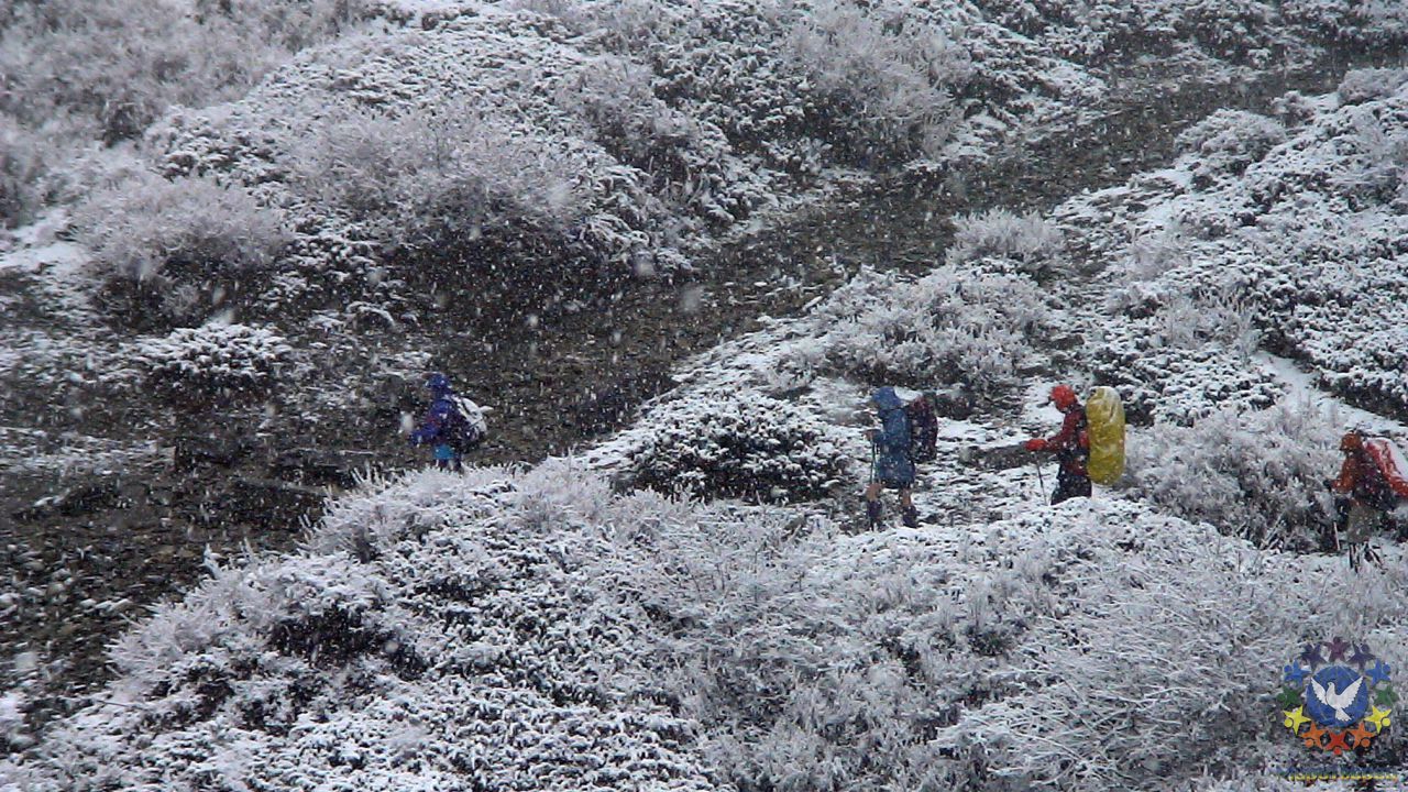 Дождь переходящий в мокрый снег. - Крестьянинов Владимир, группа «Радуга», Непал Аннапурна