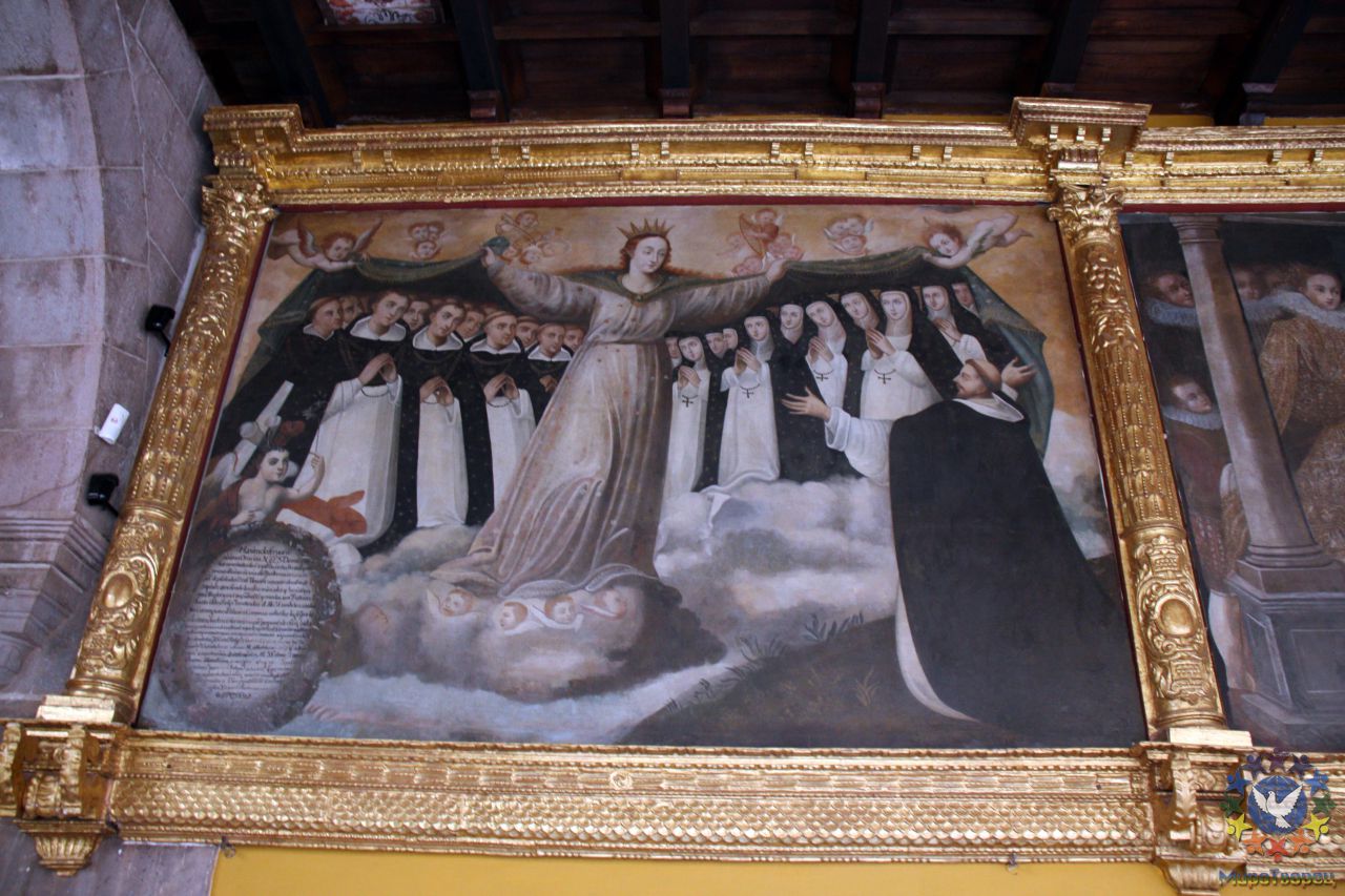 Фрески монастыря Санто-Доминго - Перу, февраль 2012, г.Куско