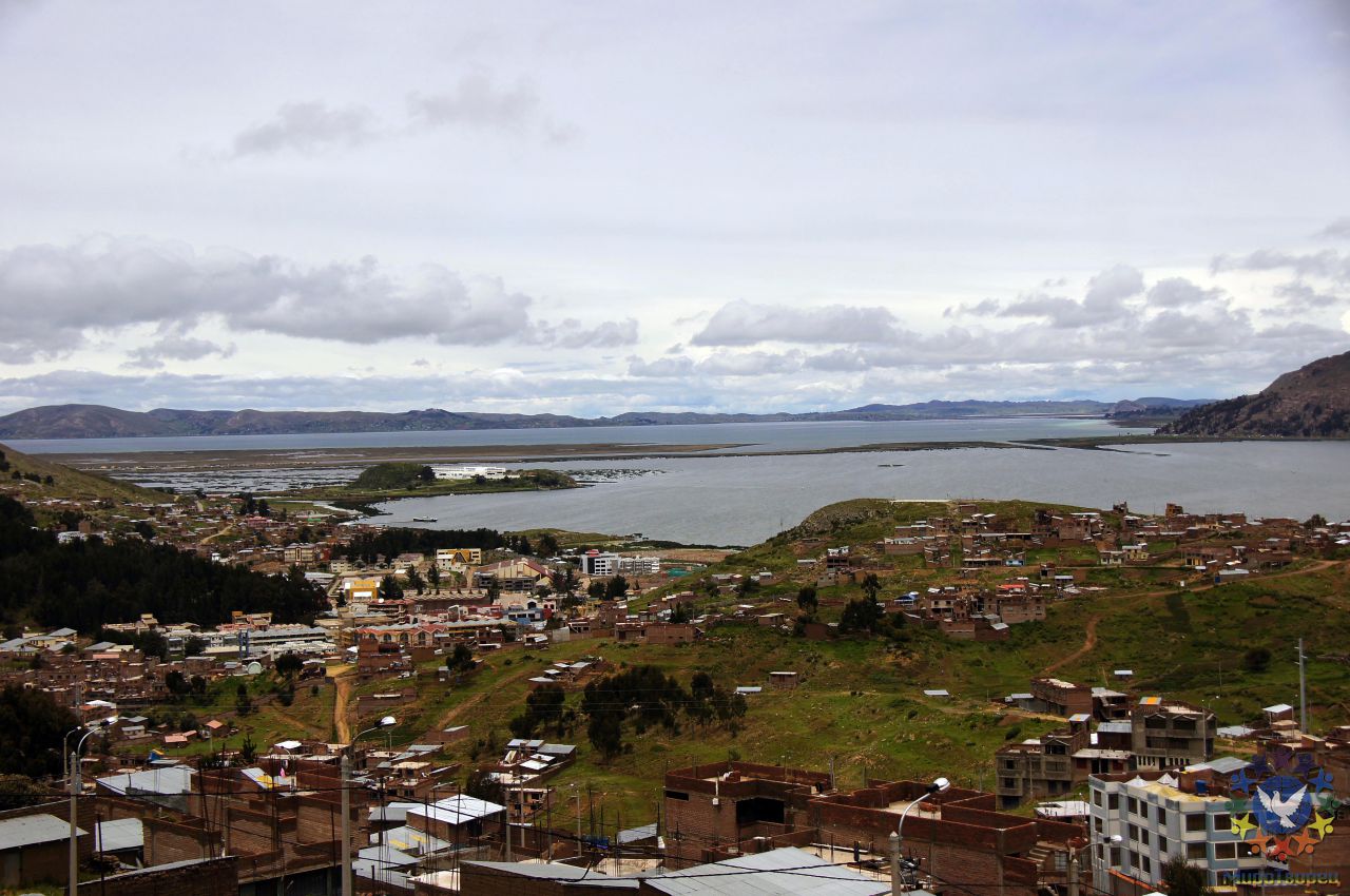 До свидания, озеро Титикака, наш путь лежит дальше... - Перу, февраль 2012, г. Пуно, о.Титикака