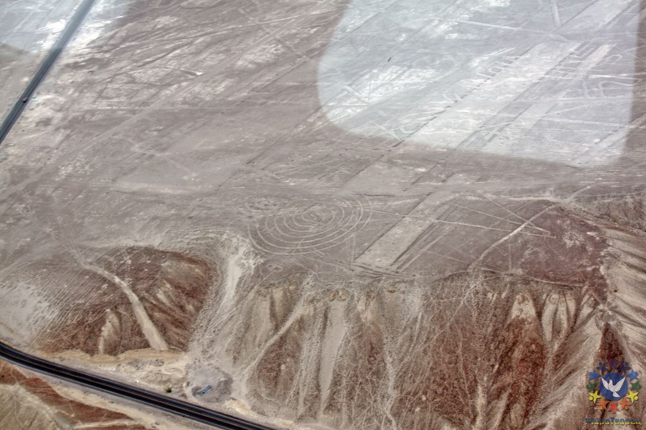Спираль - Перу, февраль 2012, геоглифы Наска
