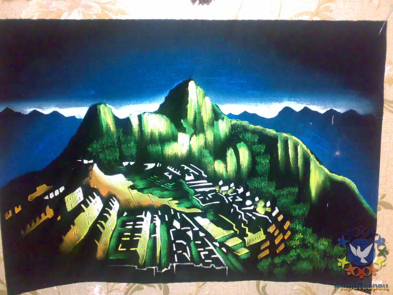 картина, купленная у местного художника - Рассказ о путешествии на Мачу-Пикчу, Чехомова Надежда
