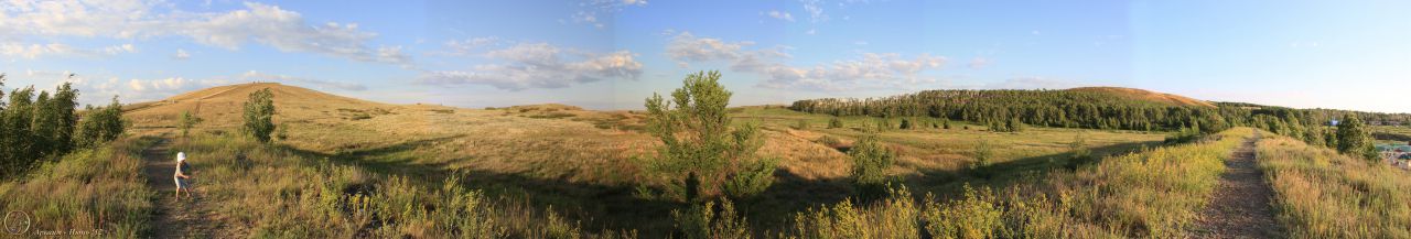 Панорама с перемычки - Аркаим. Июнь 2012г. - Природа - часть XVI
