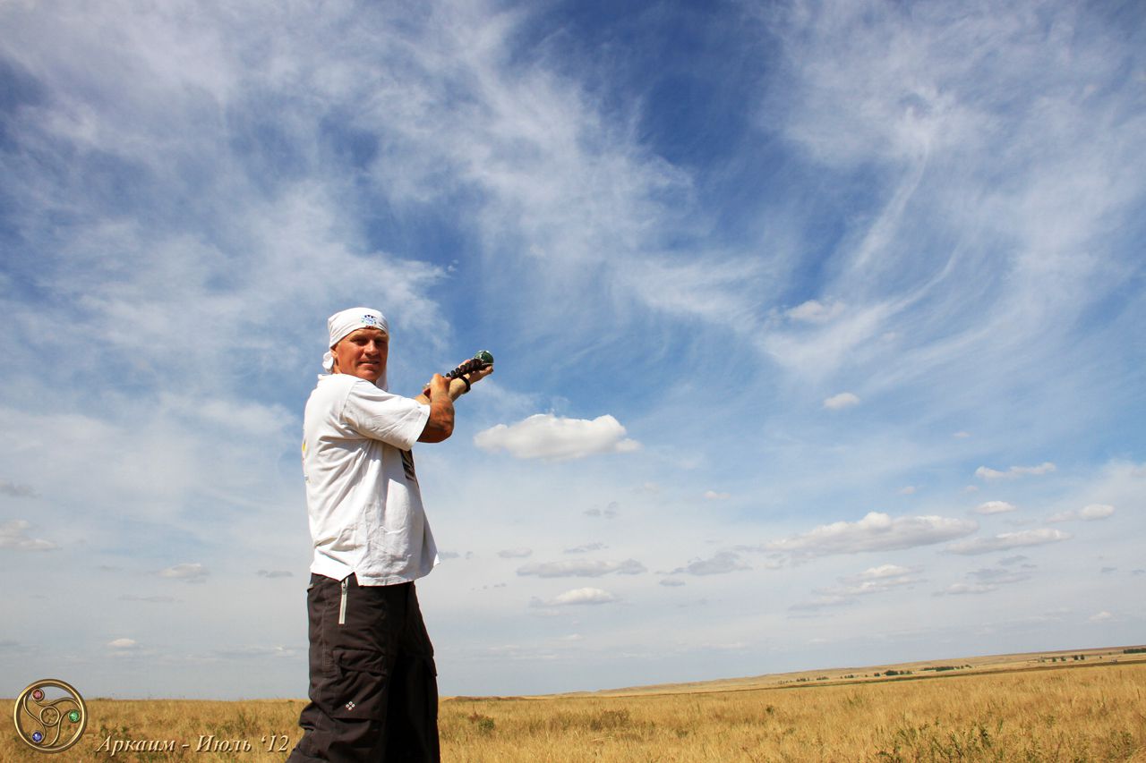 Проявление монады на небе из облаков - Фоторепортаж: Аркаим, Июль 2012