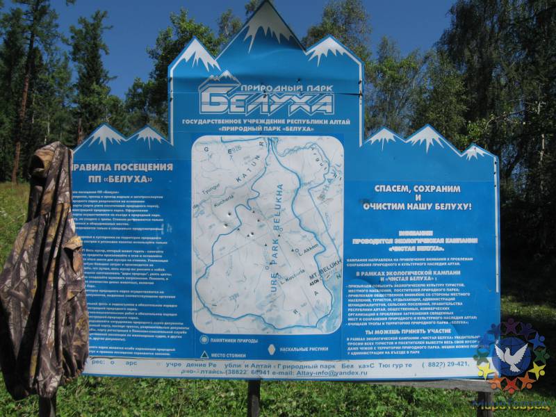 Алтай: Озеро Большое Яровое, гора Белуха
