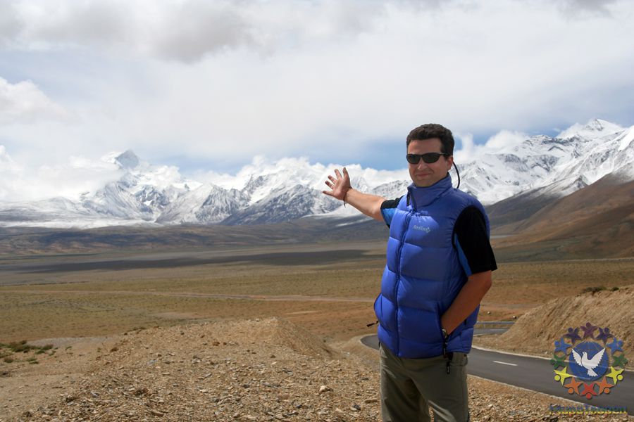 один из восьмитысячников Тибета г. Шиша Пангма высота 8024м. - Тибет 2012, ГАРЧ