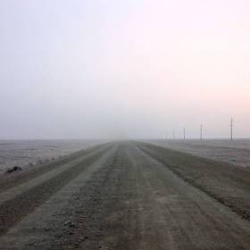 Казахстан, автострада - Мугоджарский хребет