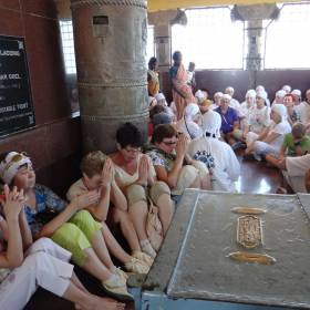 Медитация на вершине в Храме. - Индия 2012. Часть 6. Тричи. Рамешварам.