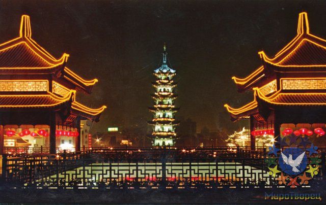 Шанхай пагода Луанхуа - Экскурсионная программа поездки в Китай 2013г.