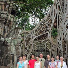 Храм Та-Пром, Ангкор, Камбоджа - Путешествие группы МироТворцев по Камбодже, декабрь 2012г.
