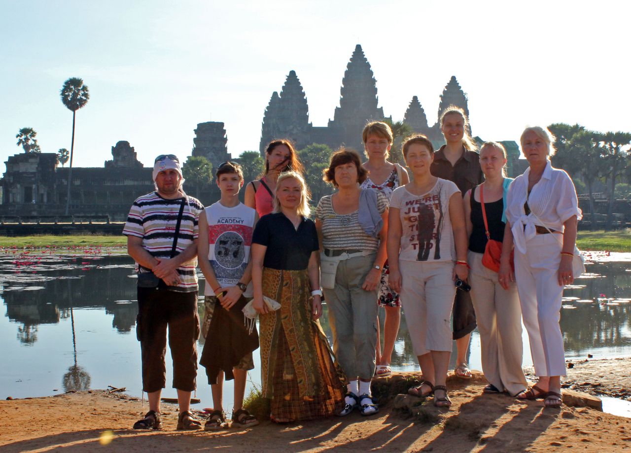 Анкор Ват - Путешествие группы МироТворцев по Камбодже, декабрь 2012г.