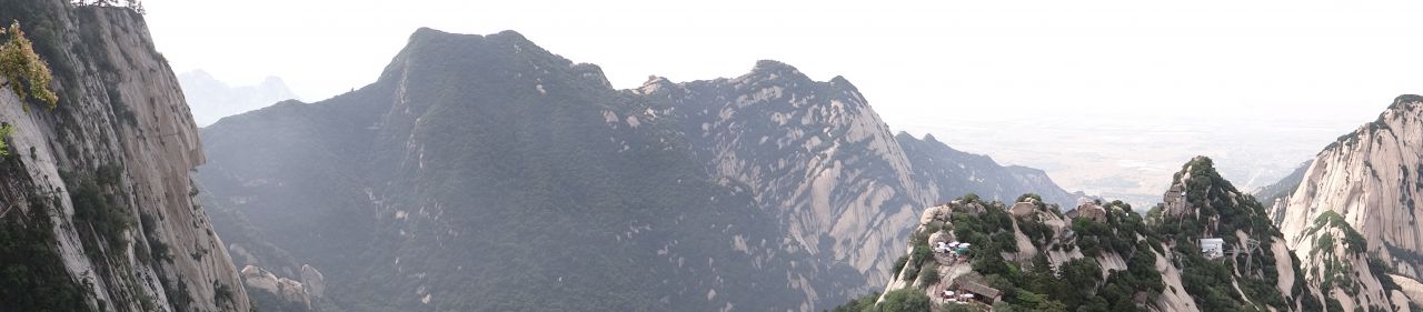 Панорама. - Китай. Май-июнь 2013. Часть 4. Горы Хуаншань.