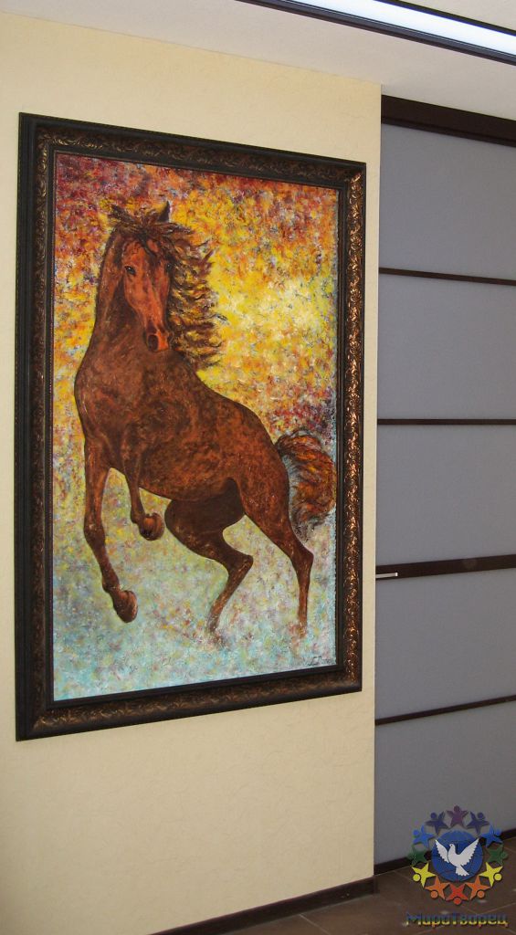 Галерея, картины лошадей. Лапунова Лариса