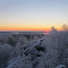 Зимнее солнцестояние 21 декабря 2013г, гора Азов.