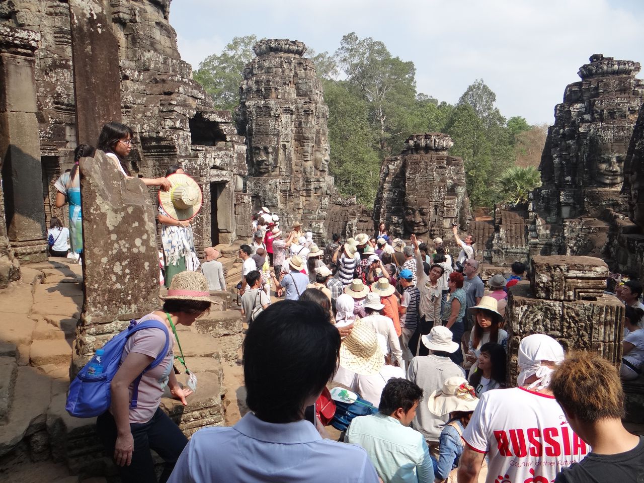 Туристы и паломники. - Камбоджа, Лаос. Февраль 2014. Часть 2. Ангкор.