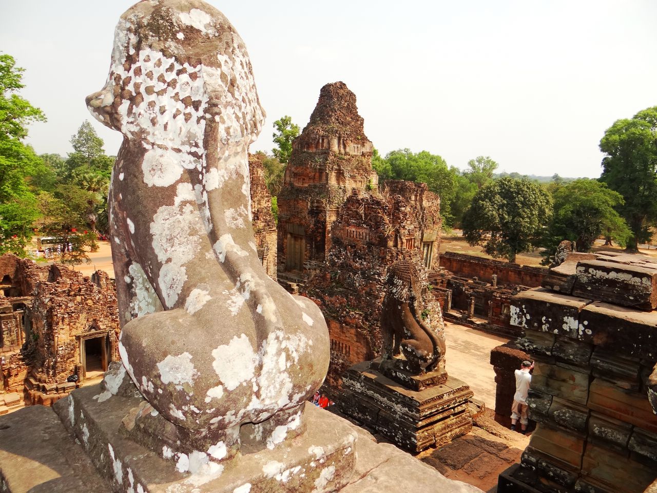 Вид со второго яруса. - Камбоджа, Лаос. Февраль 2014. Часть 2. Ангкор.