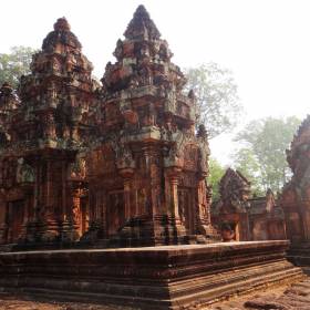 Храм Бантей Срей - Камбоджа. Лаос. Февраль 2014. Часть 4.