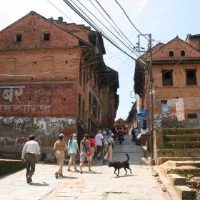 Дуликел, старый квартал. Непал. - Тибет 2014