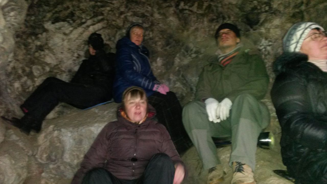 в пещере - Группа «Светоч», на месте силы.