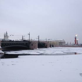 Двоцовый мост - Работа в Санкт-Петербурге 27 января 2015 года