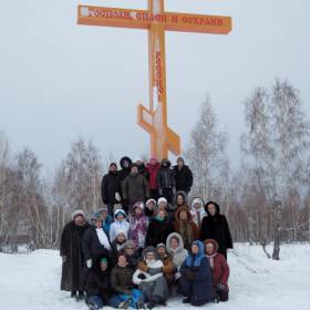 А вот и мы... Еще один крест в нашу копилку... - Поездка группы «Вестники» в Тобольск 03.01.2015