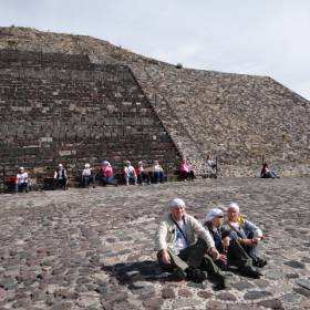 Медитация на пирамиде Луны - Мексика 2016. Теотиуакан, Мария Гваделупа.
