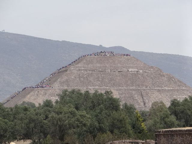 пирамида Солнца - Мексика 2016. Теотиуакан, Мария Гваделупа.
