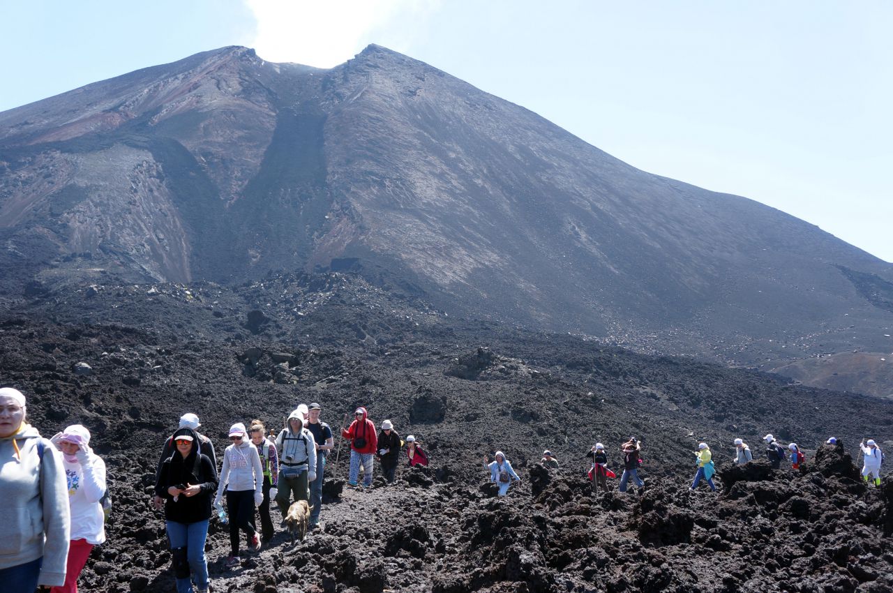 Выше и выше - Гватемала 2016. г.Антигуа. Вулкан Пакайя.