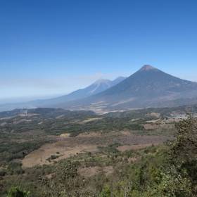 Любуемся видами - Гватемала 2016. г.Антигуа. Вулкан Пакайя.