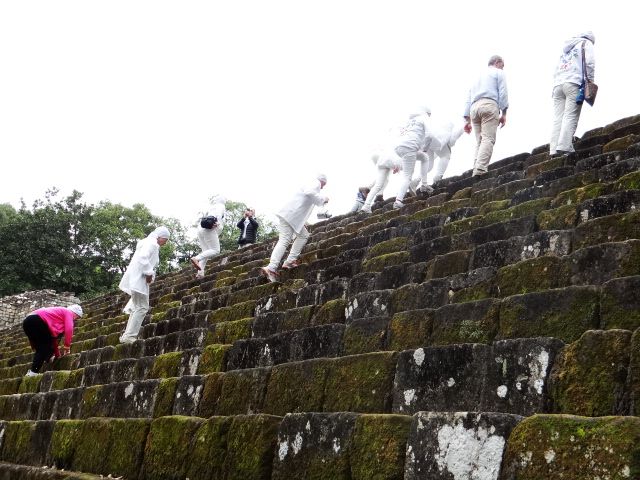Поднимаемся на главную площадь Киригуа. - Гватемала 2016. Киригуа.