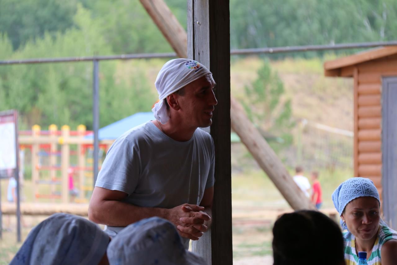 В лагере идут семинары, обмен опытом - ФОТОРЕПОРТАЖ поездки в Аркаим - Август 2016