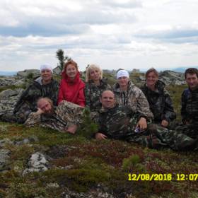 Семейное фото (северное) - Поездка группы «Вестники» на г. Казанский камень и г. Волчиху 12-13 августа  2016 года